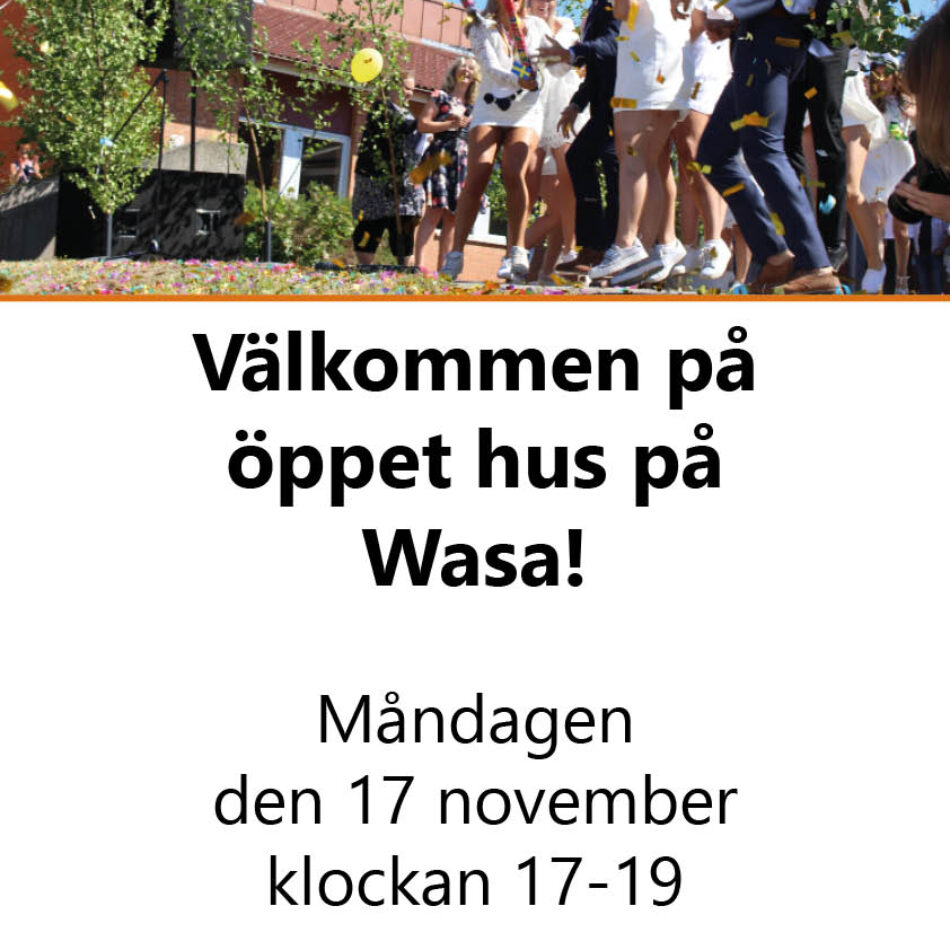 Öppet Hus 17 november